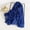Blue, variant on Cotton Linen Blend Scarf Lightweight Travel Shawl With Fringed Edges Breathable Wrap For Spring Summer Casual Wear