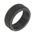 thumbnail image 4 of Anillo giratorio de titanio para ansiedad Jadeshay, 8 mm, A, 4 of 8