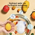 thumbnail image 6 of DagobertNiko Portable 4400mah Capsule Shape Fruit & Vegetable Washing Machine, USB Rechargeable Fruit Cleaner Machine, Automatic Household Cleaning Machine, 6 of 8