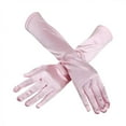 thumbnail image 4 of jovati Womens Satin Long Gloves Opera Wedding Bridal Evening Party Prom Gloves, 4 of 9