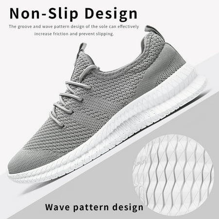 

Men s Trendy Breathable Lace Up Knit Sneakers - 6056