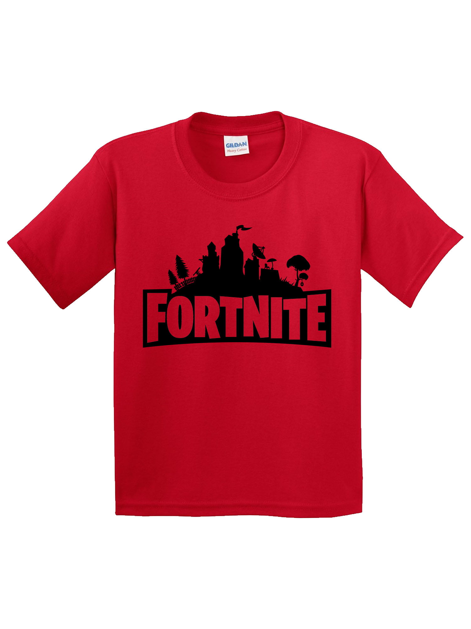 red fortnite shirt