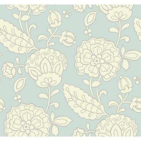 York Wallcoverings EB2057 Candice Olson Vibe Chunky Floral Wallpaper