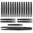 thumbnail image 4 of Carbon Fiber Tweezers, Small Size Tweezers Corrosion-resistant  Performance With 20 X Tweezers For Mobile Phone Repair Watch Repair Electronic Circuit, 4 of 8
