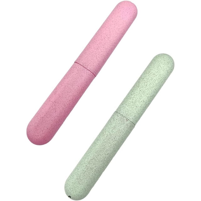 QPENWEI 2 Pcs Étui à Brosse à Dents, Portable Etuis de Protection pour Tête de Brosse à Dents pour Voyages, Famille