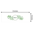 thumbnail image 6 of Darling Souvenir Greenery Leaf Wreath WaterBottleLabels Self Adhesive Party Collection Cheers!WaterBottleStickers Great For Wedding, Birthday, Engagement Party- Pack Of 32, 6 of 6