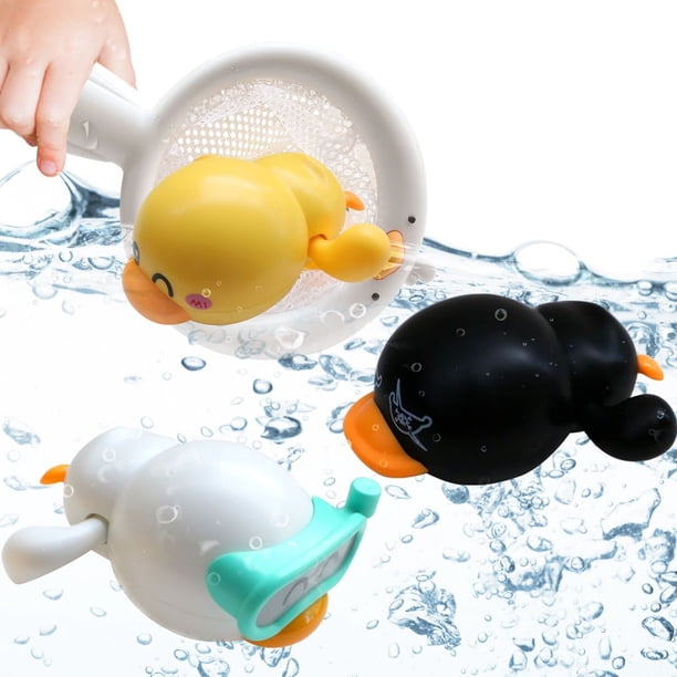 Juguetes De Ducha Para Bebé, Juguetes De Baño De Pato Mecanismo Flotante, Para Niños De 1 A 3 Años, Juegos De Piscina, Juego De Juegos De Agua, Regalos, Para Ducha De Tina, Playa, Bebés, Niños Pequeñ