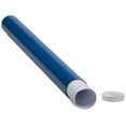 JAM Mailing Tube, 2 x 24, Blue, Sold Individually