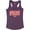purple, variant on Reebok Womens Break The Stereotype Racerback Tank Top, Purple, X-Small