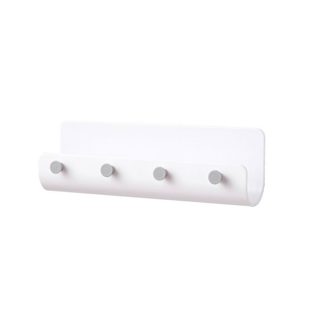 Adhesive Hanging Key Holder No Drilling Kitchen Drying Rack For Key Bracelet Phone Mails