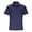 Dark Blue, variant on WIZUTIZ Mens Casual Cotton Linen Shirts Button Down Solid Hippie Short Sleeve Summer Collared Business Work Dress T Shirts