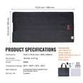 thumbnail image 7 of Sauna Blanket for Detoxification, Portable Far Infrared Sauna for Home Relaxation, 1-6 Level Adjustable Temprature Rannge 95-185°F , 1-60 Minutes Timer, Far Infrared Carbon Heating Sauna Bag, 7 of 7