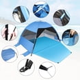 thumbnail image 4 of Large Beach Tent with UPF 50+  , 3 Mesh Windows, Extended Floor for 3-4 People, Portable Shade Canopy for Camping, Fishing, Beach, 4 of 5