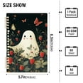 thumbnail image 2 of FORMRS 1-Subject Spiral Notebook 8" x 5" College Ruled 60 Refillable Sheet A5 Hard Cover, 2 Pack, Happy Ghost, 2 of 7