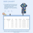 thumbnail image 5 of Miaeowve Toddler Baby Boy Summer Hawaiian Outfits Short Sleeve Button Down Shirt Top & Shorts Clothes Blue 80/S, 5 of 5