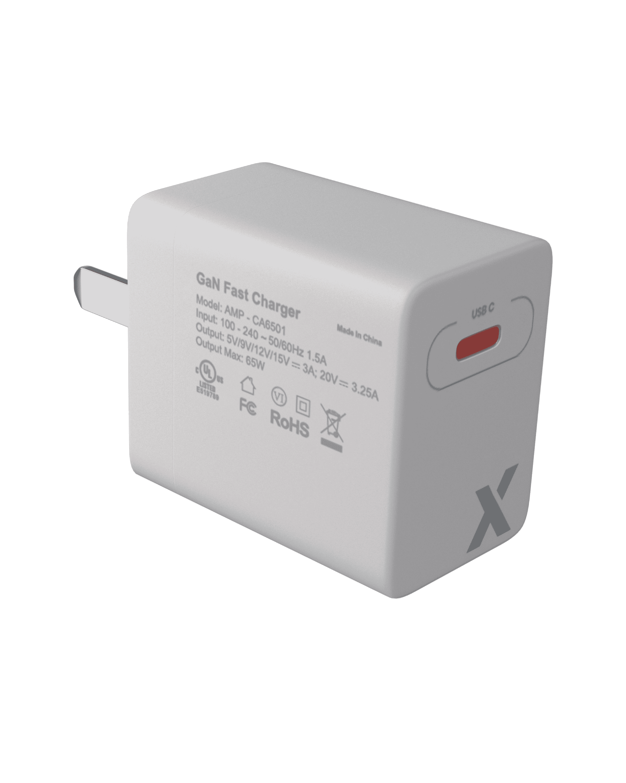 Replacement 65W USB Type C GaN Wall Power Adapter  (110v USA)