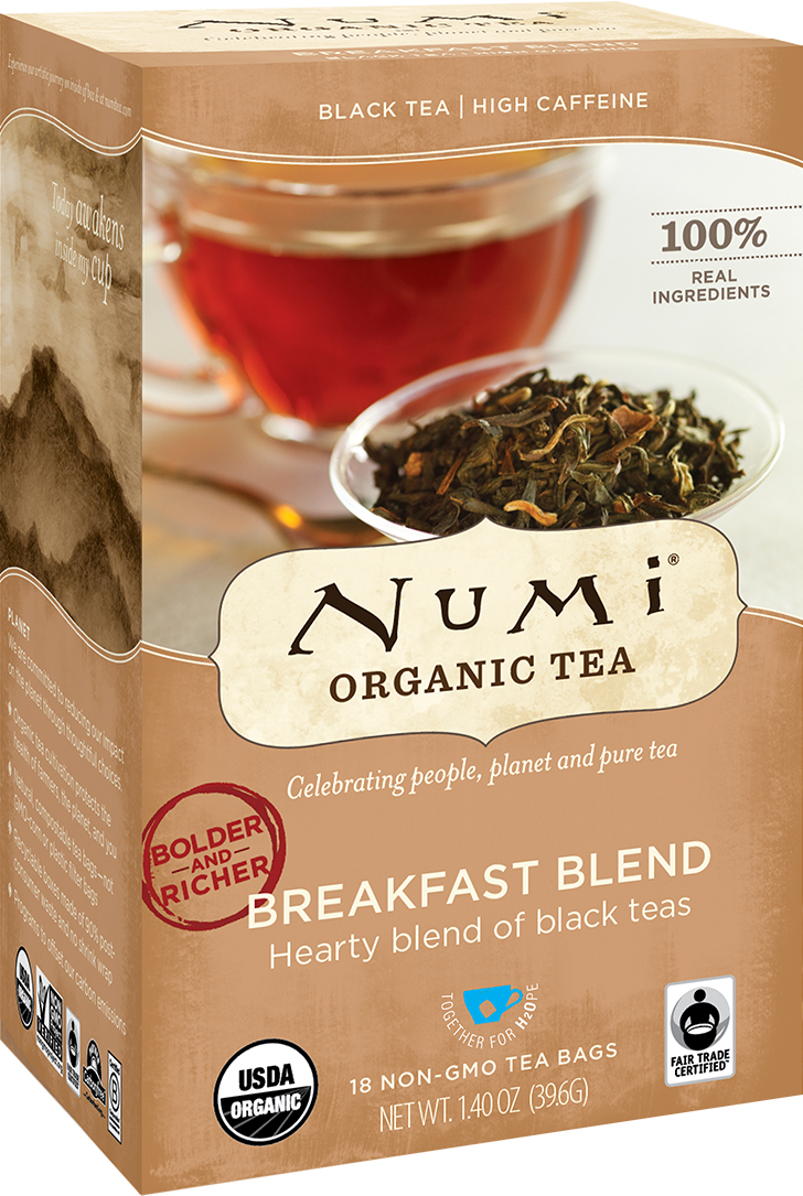 Numi Organic Tea Breakfast Blend Tea Bags 18 Ct Walmart 