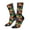 2 Black-2, variant on Colored Guitars Crew Socks for Men & Women, Breathable Casual Athletic Ankle Socks