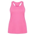 thumbnail image 3 of Uootdi Gym Tops for Women U Neck Sleeveless Racerback Keyhole Cutout Plain Marled Knit Tank Tops for Women Relaxed Fit Workout Sweat Wicking Womens Tees, 3 of 9