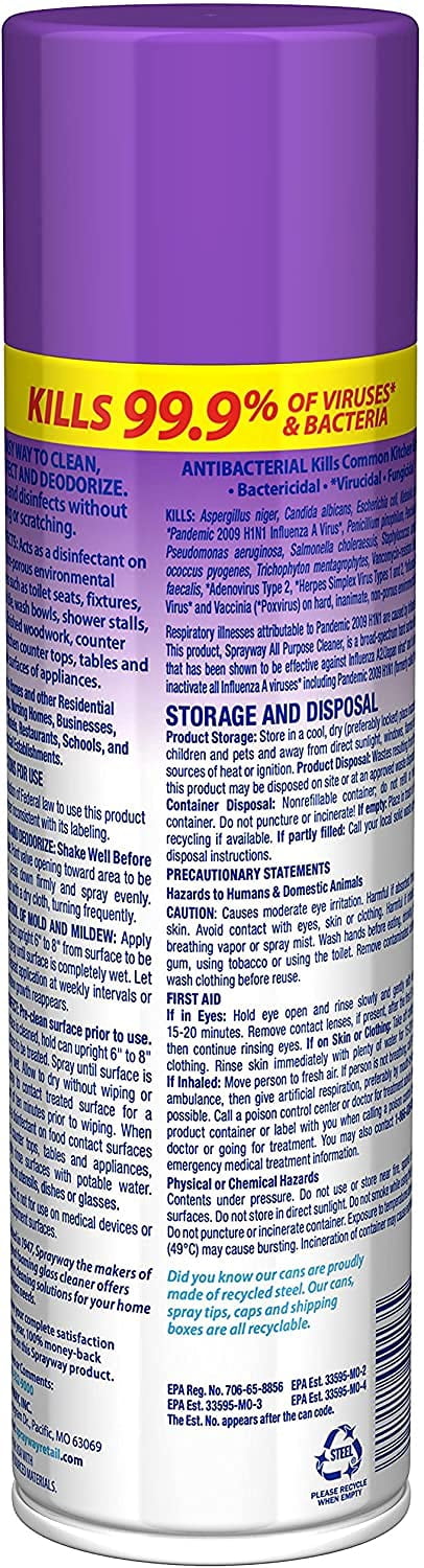 Sprayway 19 Oz. Lavender All Purpose Cleaner SW5013R
