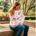 thumbnail image 2 of French Floral 5-in-1 Baby Nursing and Car Seat Cover, 2 of 4