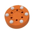 thumbnail image 5 of Luwecf Roller Hockey Puck Smooth Portable Ice Hockey Puck for Game Outdoor Training Orange, 5 of 9
