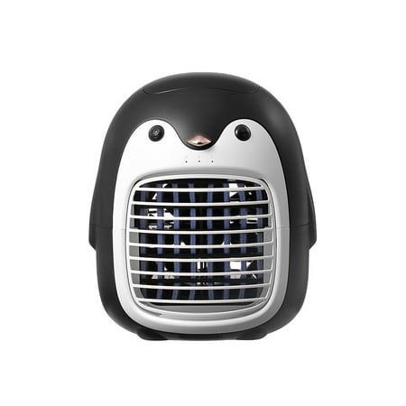 

ociviesr Air Cooler Penguin Water Cooling Fan Air Cooler Office Desktop Household Portable Air ABS