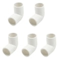 thumbnail image 1 of Conectores de tubería en ángulo de 90 grados de 5 piezas, diámetro interior de 20 mm, color blanco, 41 x 41 x 23 mm, 1 of 1