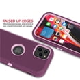thumbnail image 5 of iPhone 12 Cases, Sturdy Phone Case for iPhone 12 Pro 6.1", Tekcoo Full-Body Shockproof Protection Heavy Duty Armor Hard Plastic & Shock Absorption Rubber Rugged Bumper 3-in-1 Case Cover, 5 of 8