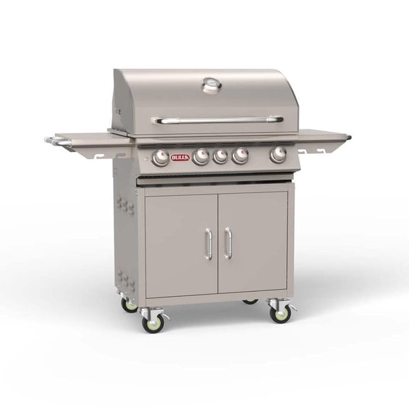 Bull Outdoor Products Brahma Cart 5-Burner Propane Gas Grill with Cabinet