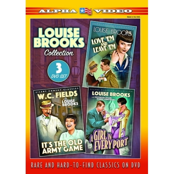 Louise Brooks Collection: It's The Old Army Game/Love 'Em And Leave 'Em/A Girl In Every Port (DVD), Alpha Video, Comedy