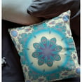 thumbnail image 4 of Jewel Circle Indoor/Outdoor Pillow with Removable Cover in Yellow Red 18x18, 4 of 5