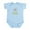 Sky Blue, variant on CafePress - Because Physics Infant Bodysuit - Baby Light Bodysuit, Size Newborn - 24 Months