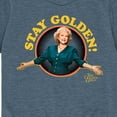 thumbnail image 3 of Golden Girls - Stay Golden - Toddler And Youth Short Sleeve Graphic T-Shirt, 3 of 5
