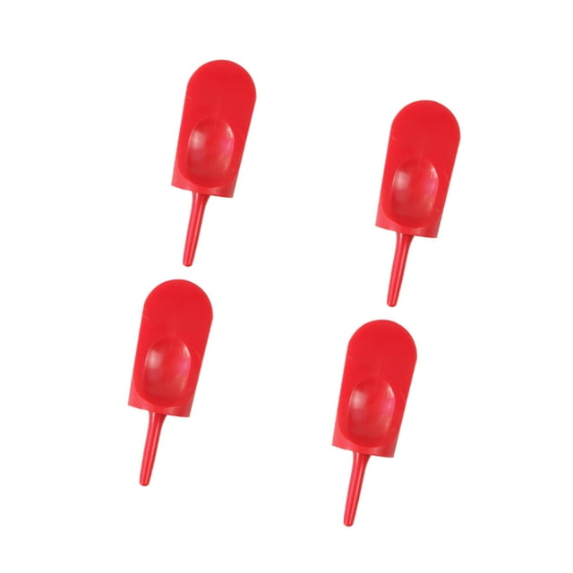 jinwen 4 Pieces Golf Divot Repair Tool Lawn Repair Prong Golf Fork Golf Accessories Red