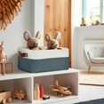 thumbnail image 5 of DECOMOMO Storage Baskets for Shelves Durable Small Storage Bins (Slate Grey and White, 6 Pack), 5 of 5