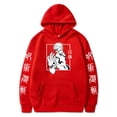 thumbnail image 4 of Jujutsu Kaisen-Sudadera con capucha de Anime para hombre y mujer, jersey de lana con estampado Harajuku, Hip Hop callejero, 4 of 5