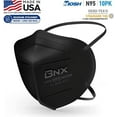 thumbnail image 3 of BNX Disposable N95 H95B, Black, Pack 10 Pack, 3 of 8