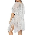 thumbnail image 5 of Vmvidoty Swimsuit Coverup Summer Dresses for Women Vacation Essentials Eyelet Crew Neck Loose Sleeveless Twisted Dresses White Free Size, 5 of 6