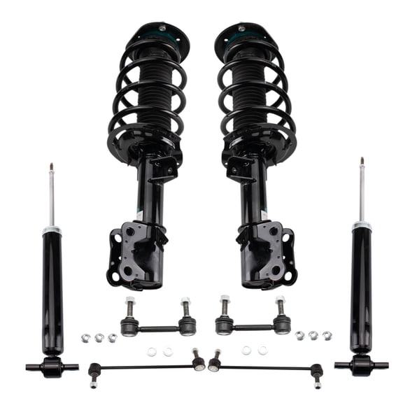 TRQ Front and Rear Suspension Kit Fits 2015-2020 Ford Edge 2016-2018 Lincoln MKX PSA52936
