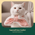 thumbnail image 3 of Abbraccia Bufanda para mascota, ajustable, cálida, rosa, invierno, 3 of 6