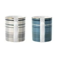 thumbnail image 2 of FRAÎCHE Holiday Plaid Mug Set, 2 pack, 2 of 9