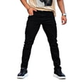 thumbnail image 1 of Vaqueros Heyfanee Slim Fit, elásticos, negros, para hombre, 36 x 30, 1 of 6