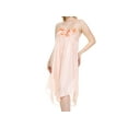 thumbnail image 2 of EZI Women's Satin Silk Sleeveless Knee-length Nightgown, 2 of 7
