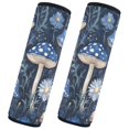 thumbnail image 2 of Qxltty Blue Mushroom Car Seat Strap Pads are Soft and Snug Fitting for All Cars Backpacks Pushchair, 2 of 8