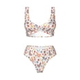 thumbnail image 4 of Daiia Funny Chicken Women's Bikini Set Two Piece Swimsuit High Waisted Bikini Adjustable Straps Bikini Perfect for Beach, Pool, and Summer Vacation-Medium, 4 of 9