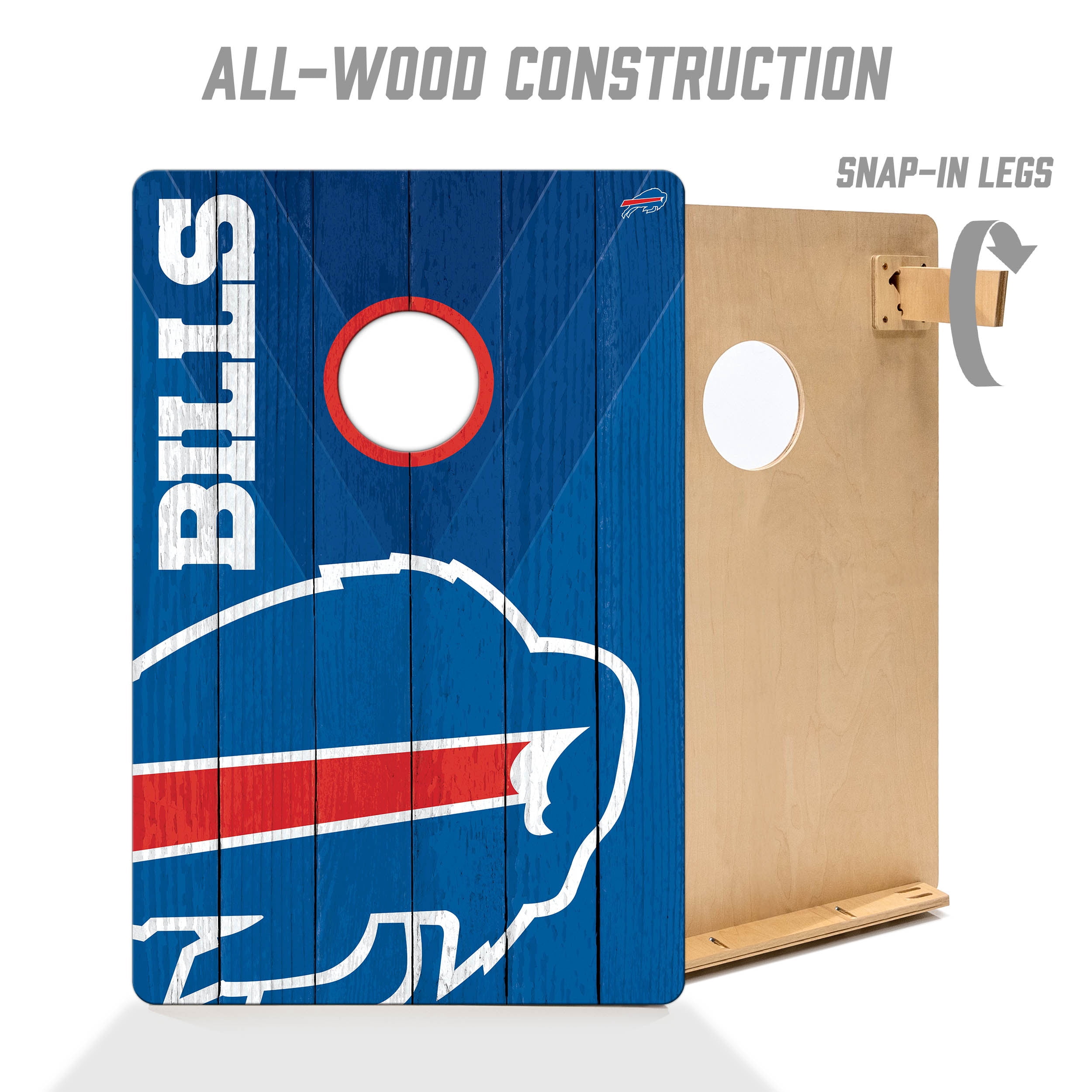 YouTheFan NFL Buffalo Bills 2' x 3' Cornhole Game No Bags