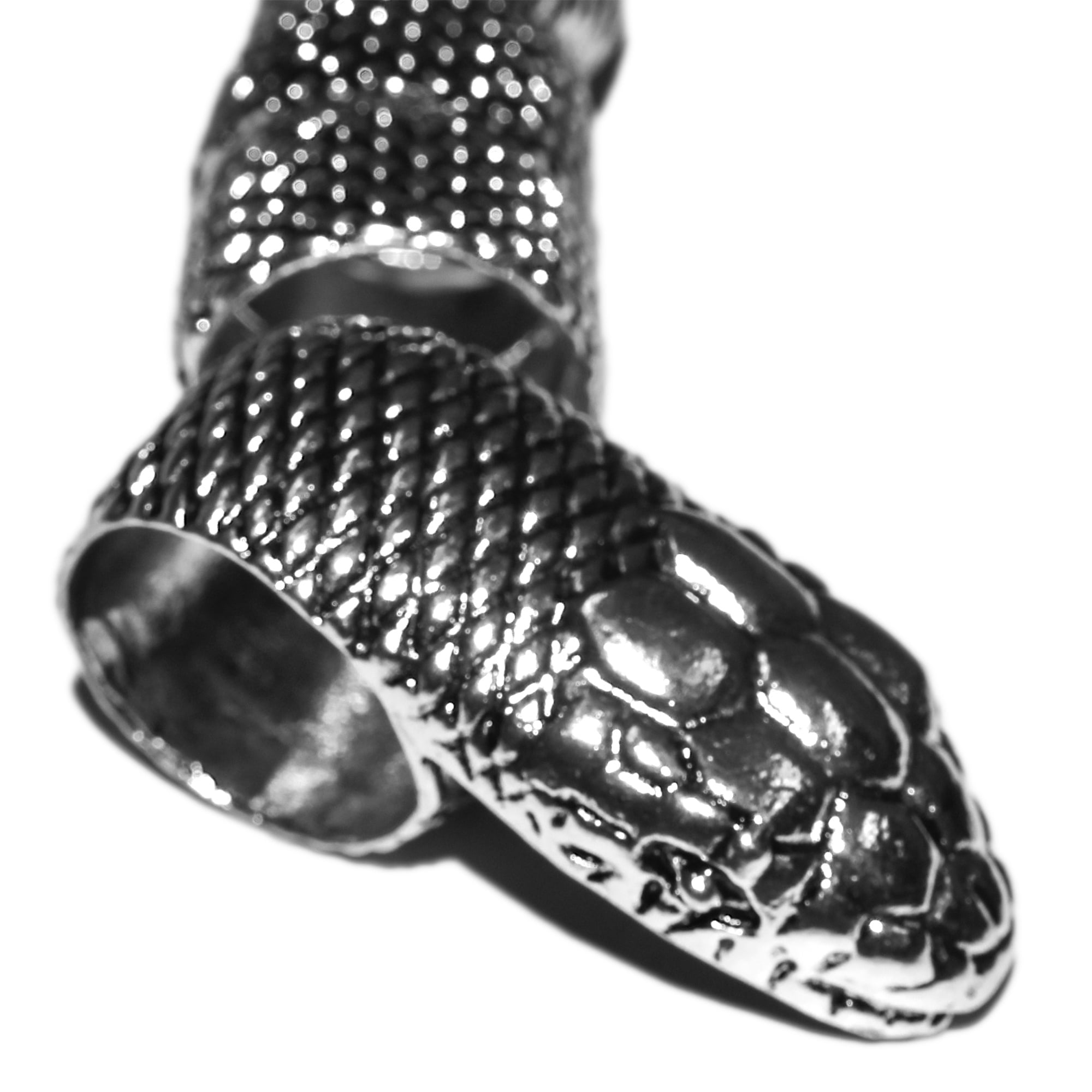 Snake Finger Ring Set Costume Accessory for Adults, Silver, Halloween by Way To Celebrate