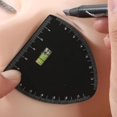 thumbnail image 3 of Fast Drawing Eyebrow Desgin Ruler, Stainless Steel Brow Mapping Tool Shaping Permanent  Drawing Guide Ruler for Dorm Wedding Spa Dressing Table Backpack Luggage Offices, 3 of 8