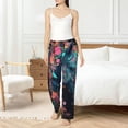 thumbnail image 2 of Fotbe Colorful Floral Patterned Horse Women's Pajama Pants,Sleepwear Pants,Pj Bottoms Drawstring And Pockets-X-Large, 2 of 7